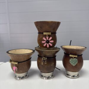 MATE CALABAZA DIJES Y MADERA