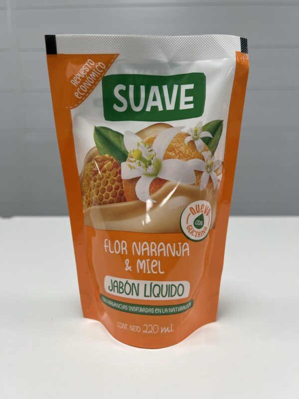SUAVE JABON LIQ DP NARANJA Y MIEL
