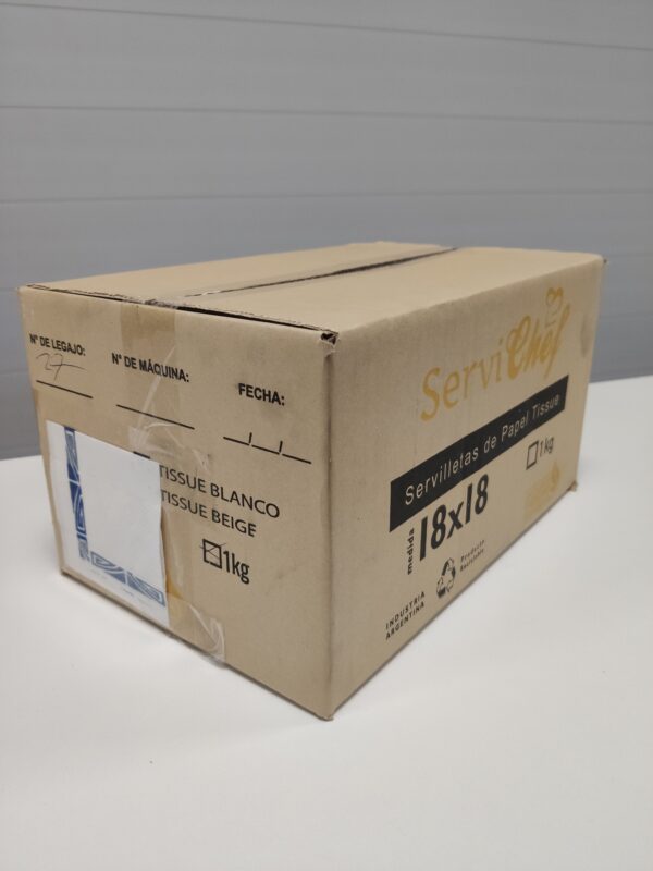 SERVILLETAS ECOROYAL 18*18 C/GUARDA