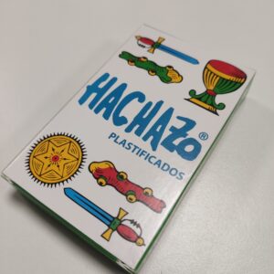 CARTA NAIPE ESPAÑOL HACHAZO X40