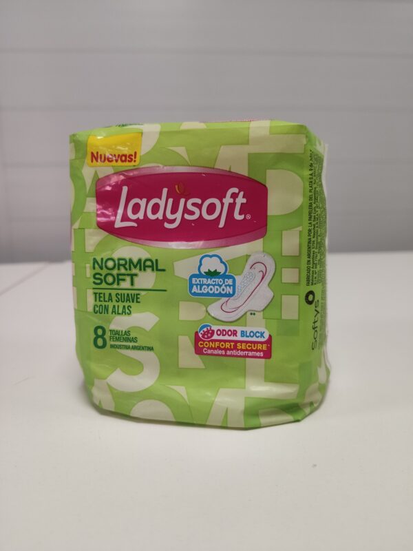 LADYSOFT TOALLA NORMAL C/ALAS X8U