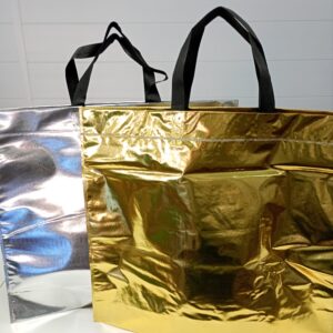 BOLSA FRISELINA METALIZADA 40*45