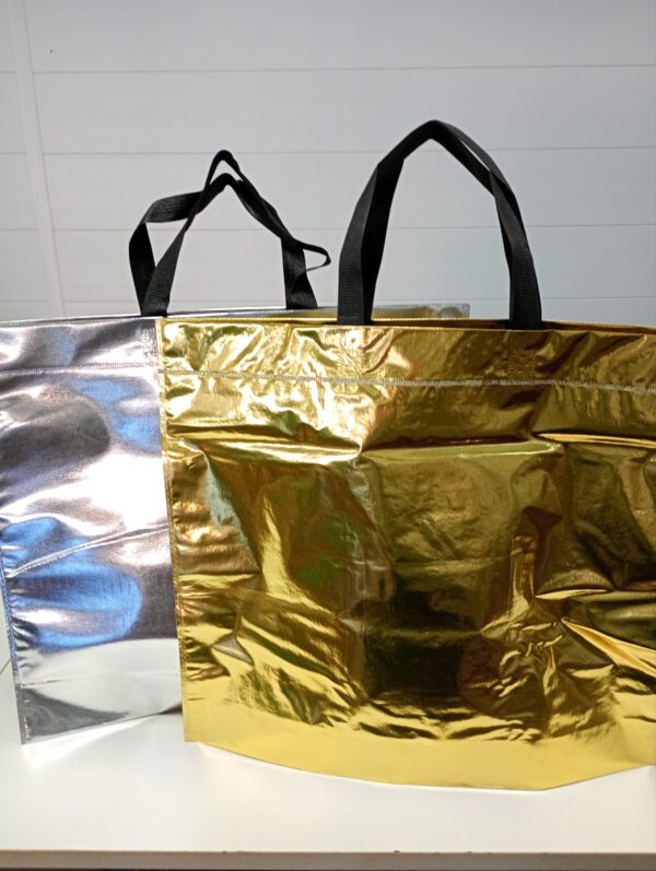 BOLSA FRISELINA METALIZADA 40*45