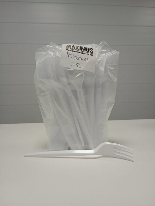 TENEDORES PLASTICOS X 50U