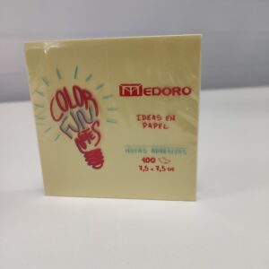 TACO COLOR PAPEL CON PEGAMENTO