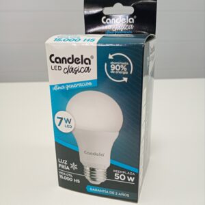 LED 7W FRIA CANDELA