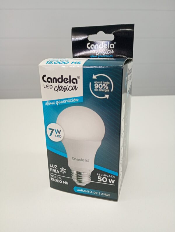 LED 7W FRIA CANDELA
