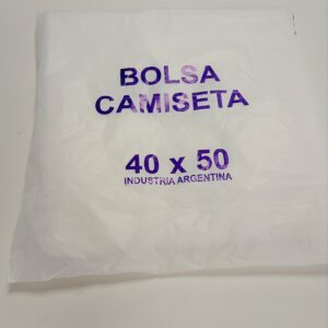CAMISETA 40*50 BLANCA