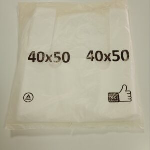 CAMISETA 40*50 BLANCA ECON.