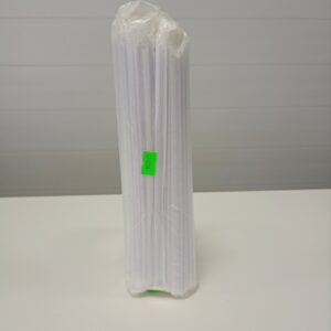 SORBETES BLANCOS RAYAS X 100U