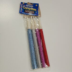 BENGALA CUMPLEA?OS GLITTER X 4