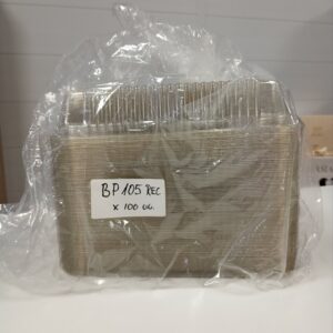 BANDEJA PLASTICA 105 REC X 100U